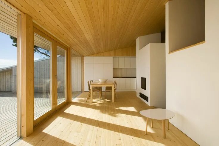 Каркасный дом как выглядит внутри Villa Mecklin by Huttunen-Lipasti Architects Wowow Home Magazine House and home 