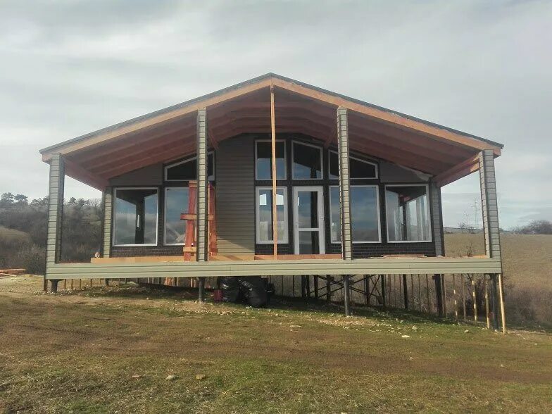 Каркасный дом в крыму фото Строительство модульных зданий в Судаке - Строительство домов и коттеджей - Ремо