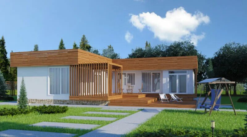 Каркасный дом в крыму фото Каркасные дома 100-150 кв.м., строительство каркасно-щитовых домов до 100-150 кв