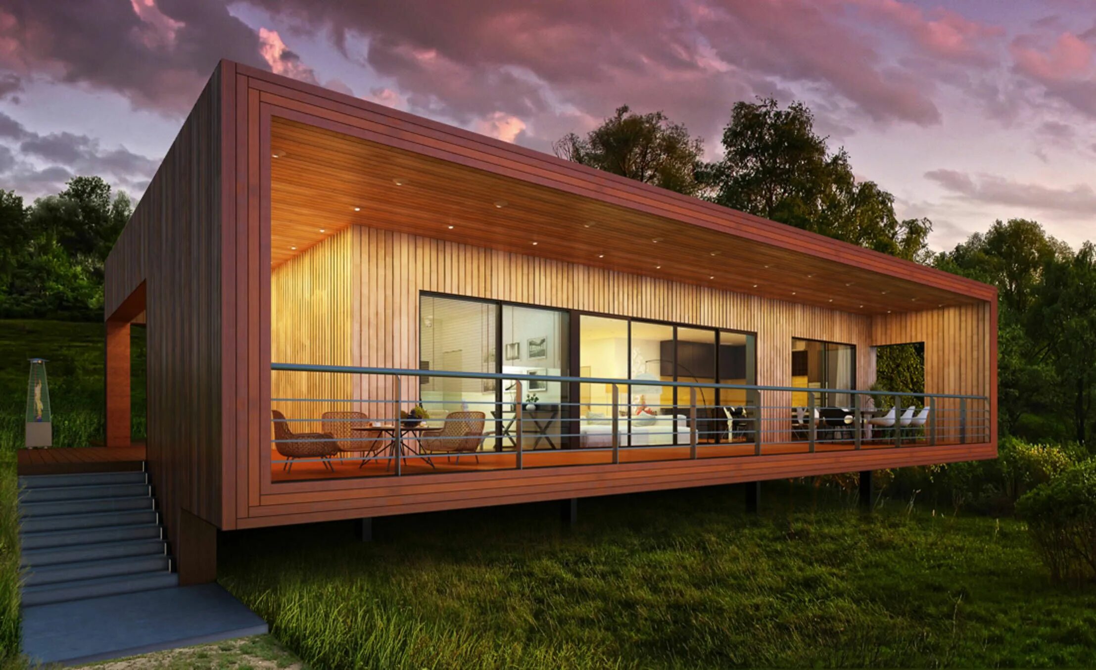 Каркасный дом в стиле лофт 10 идеальных домов из дерева homify Design für zuhause, Moderne hausentwürfe, Mo