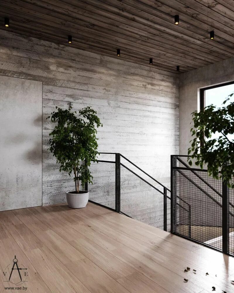 Каркасный дом в стиле лофт Warm Industrial Style House (With Layout) Industrial home design, Warm industria