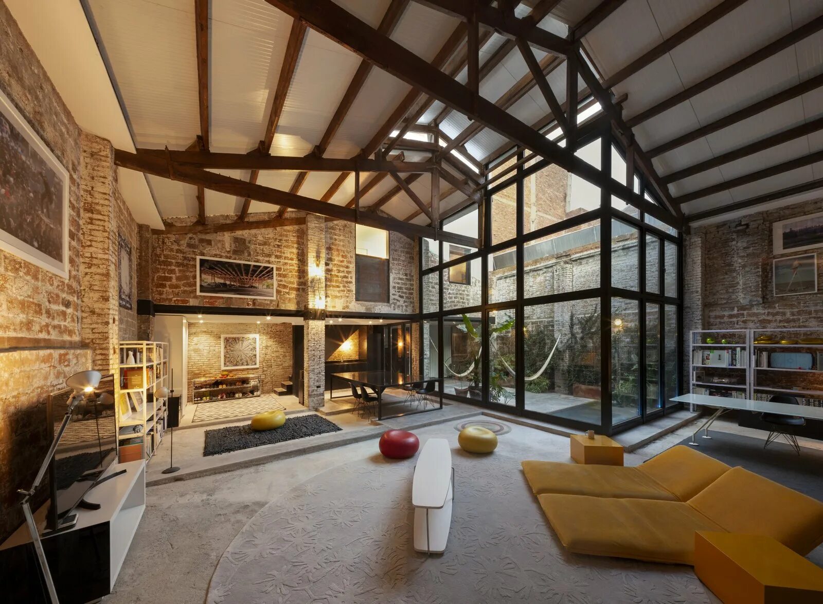 Каркасный дом в стиле лофт Cabin Ideas (72 Photos) - Dwell