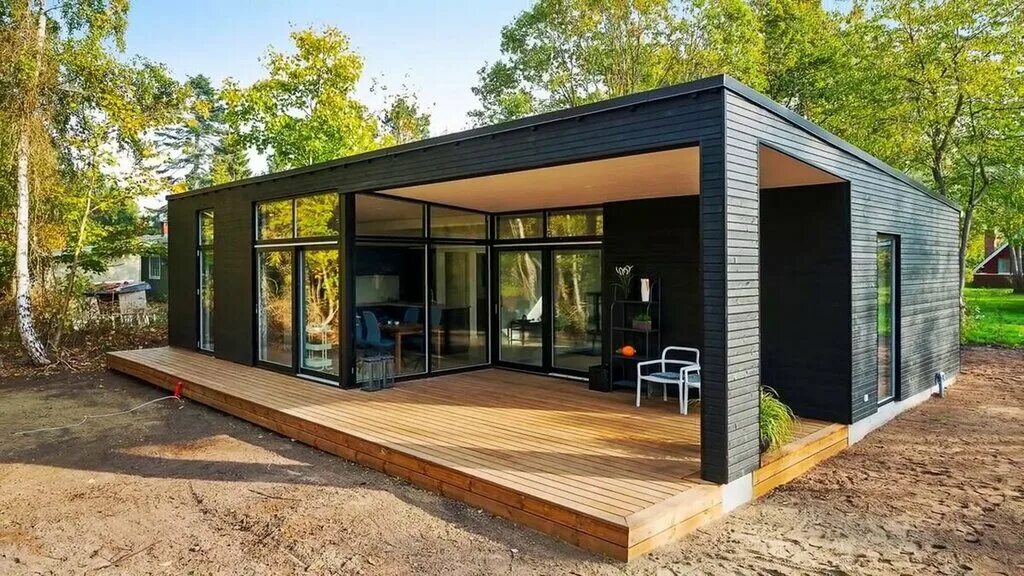 Каркасный дом в стиле лофт Boxxhouse, prefabricated buildings - Yandex Maps