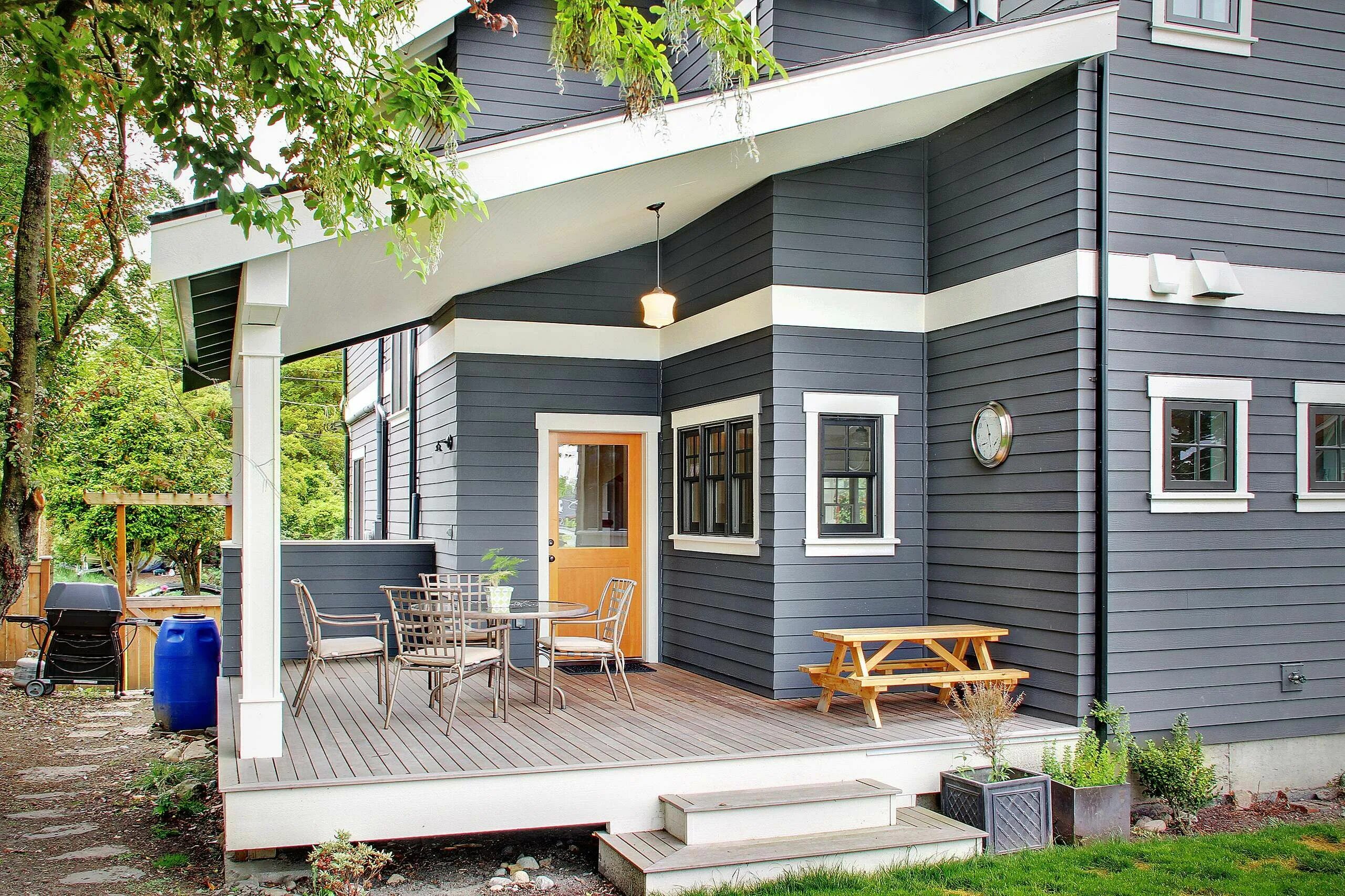Каркасный дом варианты покраски 54 Deck Ideas That Will Leave You Breathless (Photo Gallery) Exterior house colo