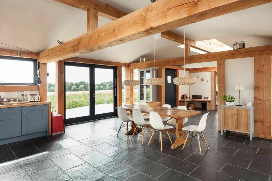 Каркасный дом внутри фото Дизайн сельского сада фото Landhaus design, Bauernhaus innenbereich, Esszimmerst