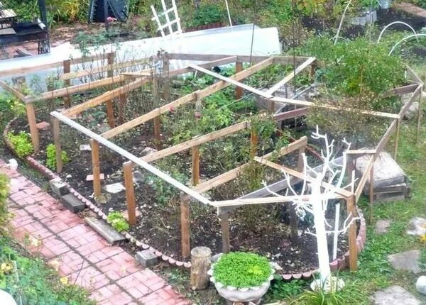 Каркасы для укрытия роз на зиму фото Укрытие роз на зиму в Подмосковье личный опыт цветовода со стажем Сад и огород