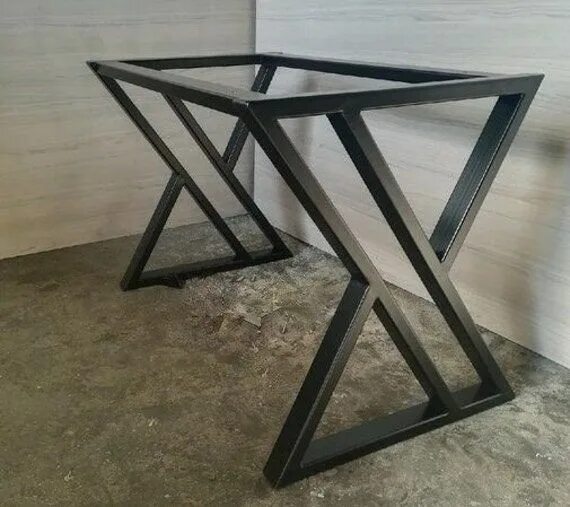 Каркасы столов металлические в стиле лофт Metal Dining Table Legs, Metal Table Legs, Metal Kitchen Table legs, Steel Table