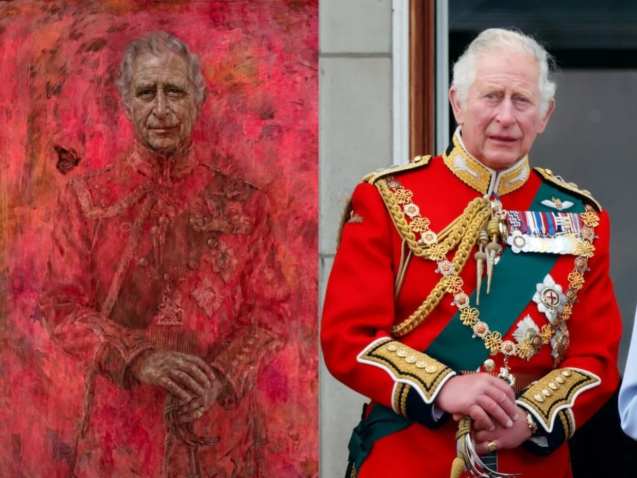 Карл 3 2024 фото All the hidden details you missed in King Charles' first official portrait since