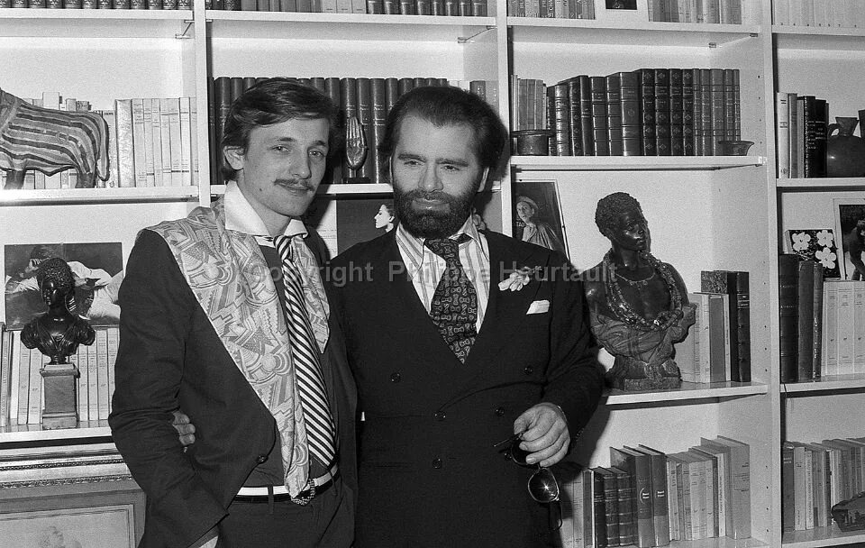 Карл лагерфельд и жак башер фото Jacques de Bascher - Karl Lagerfeld Jacques de bascher, Karl lagerfeld, Couples 