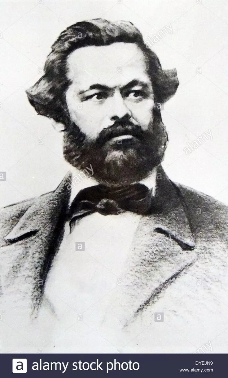 Карл маркс в молодости фото Portrait of Karl Marx Stock Photo Karl marx, Karl, Historical figures