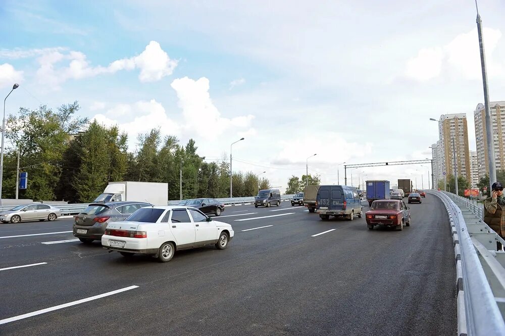 Карм ярославское шоссе с202 фото Открытие движения по новой эстакаде на пересечении Ярославского шоссе и Малыгинс