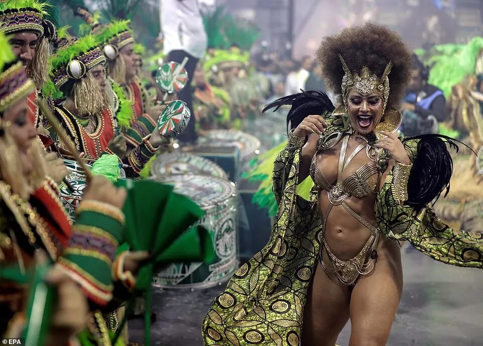 Карнавал слитые фото Carnival 2019: Brazilian party-goers turn Sao Paulo into sea of colour Daily Mai