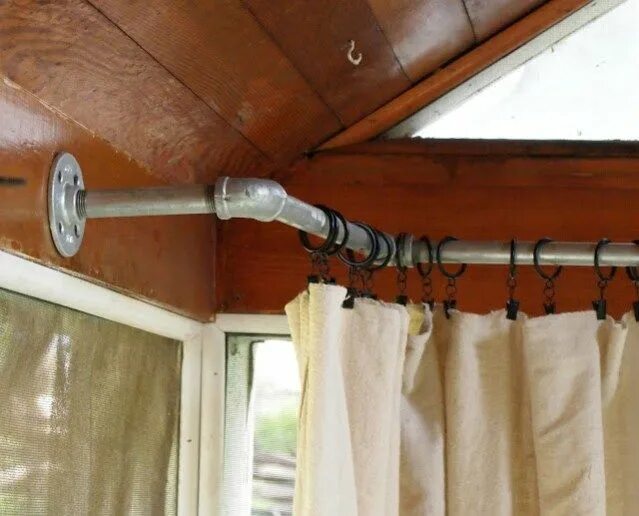 Карниз для беседки своими руками Flea market Style Porch - The Painted Home by Denise Sabia Outdoor curtain panel