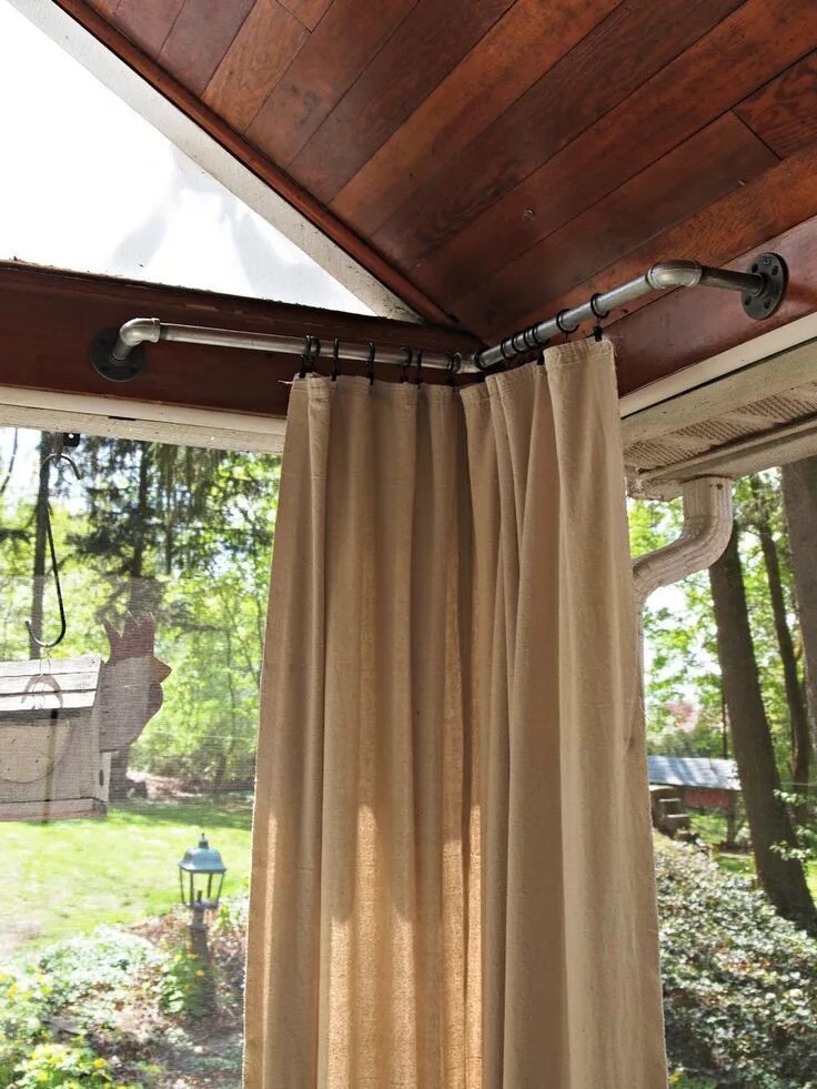 Карниз для беседки своими руками Outdoor Curtains Outdoor Curtain Panels Porch Curtains Outdoor curtain panels, O