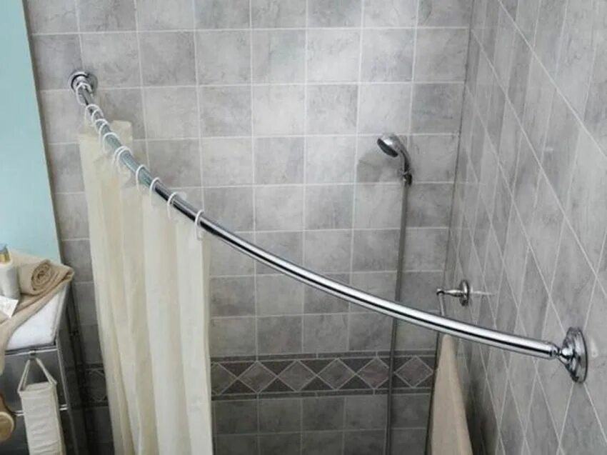 Карниз для ванны фото Résultat d’images pour Angled Corner Shower Curtain Rod Corner shower curtain ro