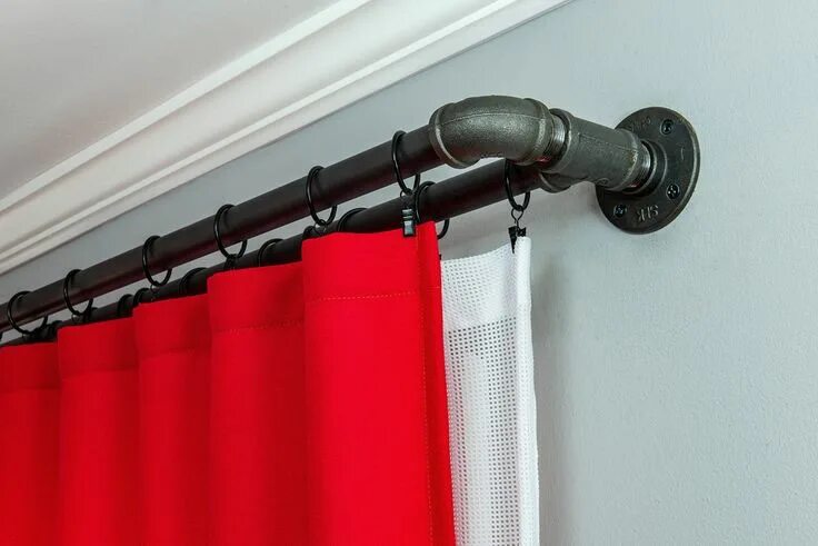 Карниз из пвх трубы своими руками фото Pin on curtains/Windows