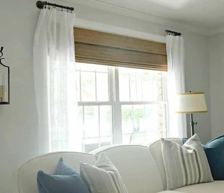 Карниз над окном фото 20 Stylish DIY Curtain Rods (& Some Bonus DIY Shower Rods) Curtains living room,