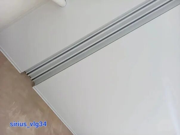Карниз пк14 для натяжного потолка фото ЕвроГардина ПК-14 В чем её преимущества от остальных алюминиевых встроенных карн