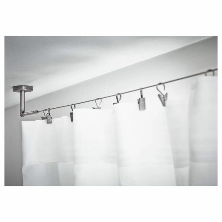Карниз струна для штор фото Ikea Track Lighting #BuildingDesign #HomeDesign #ArchitectureHomeDesign #HouseDe