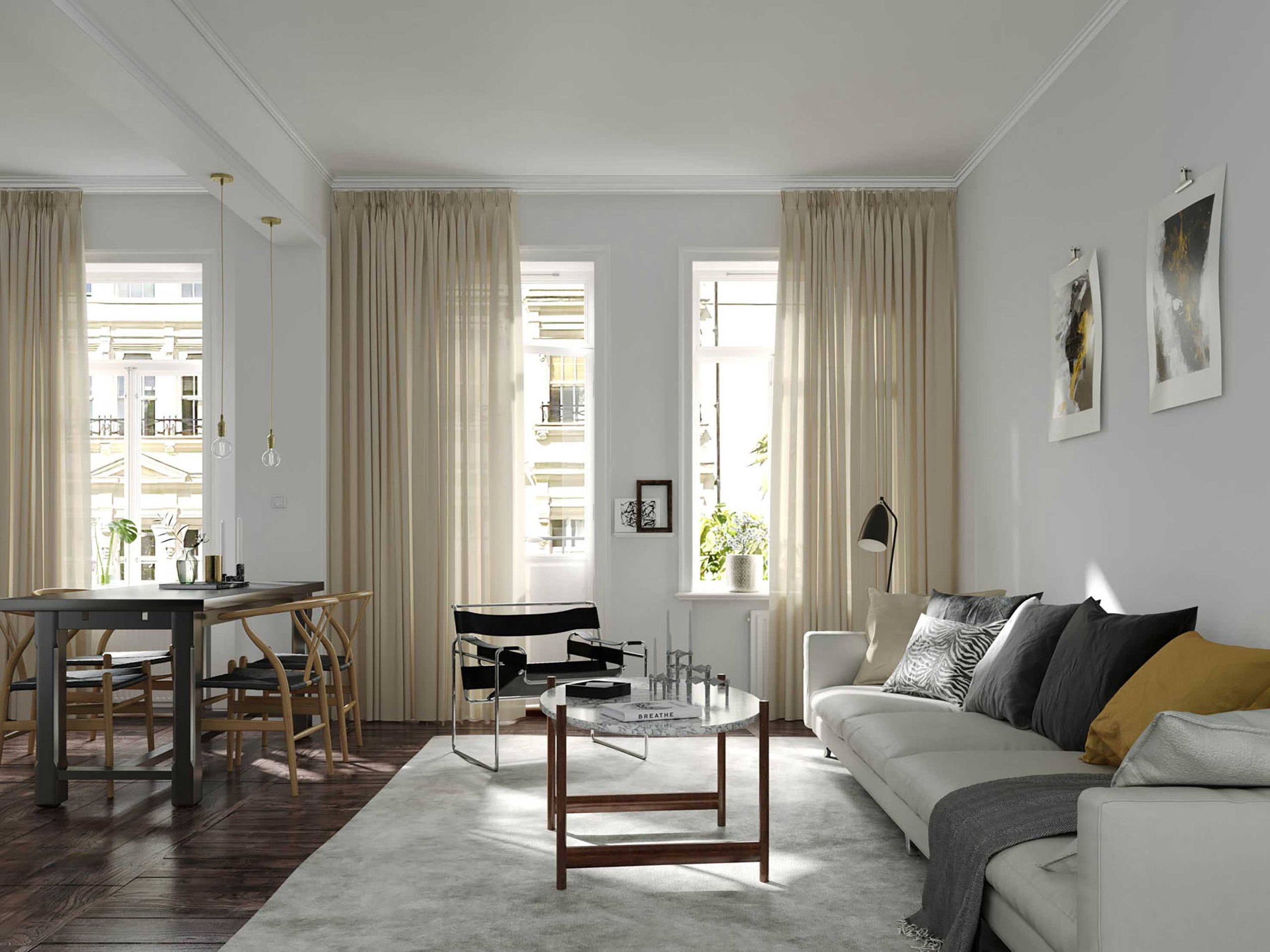 Карниз в современном интерьере Gallery - Mottura: Tende indoor e outdoor di design e qualità