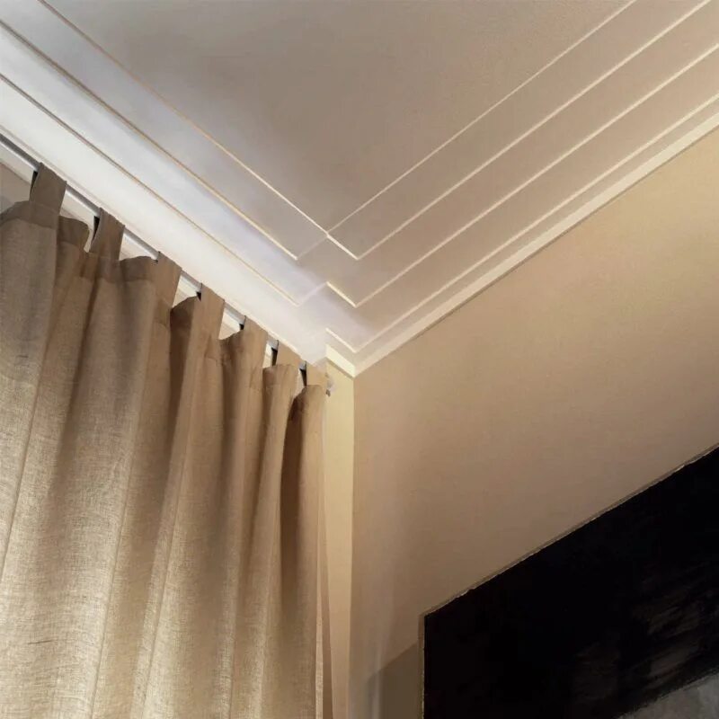 Карнизы для натяжных потолков фото в интерьере Molding - Quality Crown Molding and Flexible Molding Flexible molding, Ceiling d