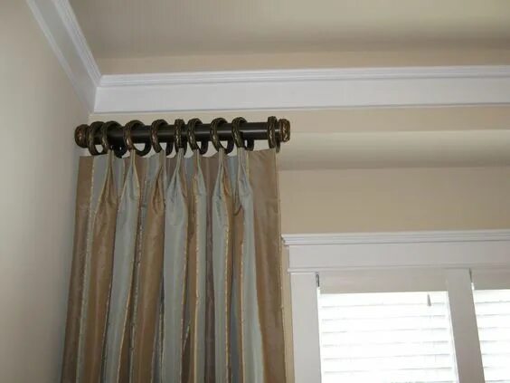 Карнизы для штор фото в интерьере Related image Short curtain rods, Long curtain rods, Small curtain rods