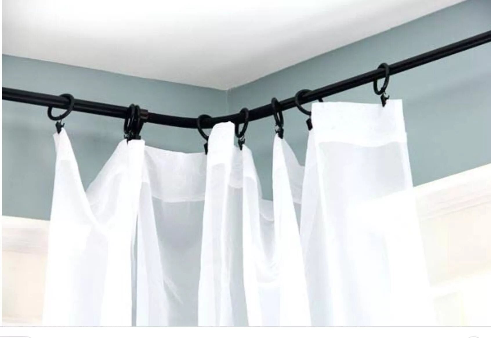 Карнизы для штор угловые фото Pin op Home idea