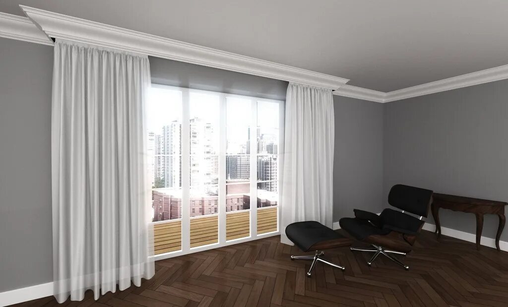 Карнизы в интерьере фото Listwa sufitowa do karniszy sztukateria styrodur - 7573868308 - oficjalne archiw