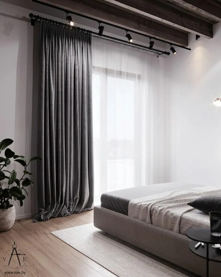 Карнизы в интерьере спальни ЗВУКИ СОЗНАНИЯ - Каркасный дом Ide kamar tidur, Desain interior, Interior