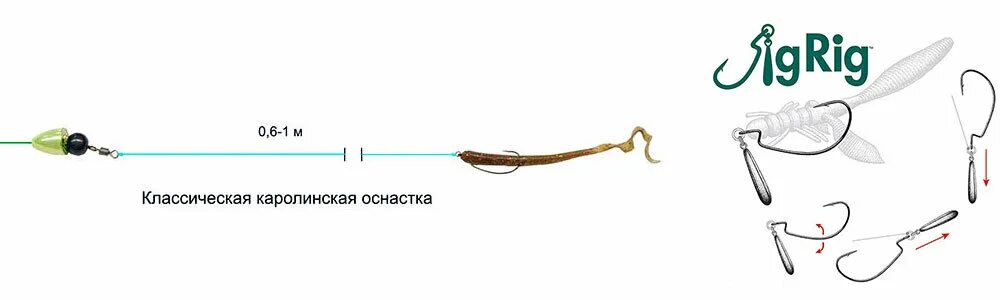 Каролинская оснастка монтаж Посленерестовый жор хищника. Со спиннингом весной Навигатор Рыболова и Охотника 