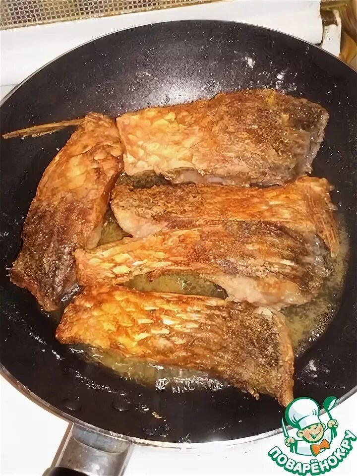 Карп пожарить на сковороде фото рецепт Жареная рыба - кулинарный рецепт