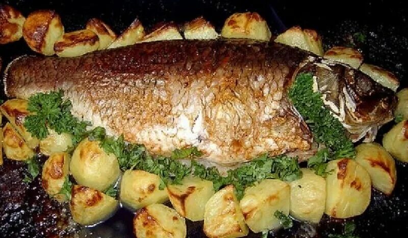 Карп в духовке целиком рецепт с фото Скумбрия, фаршированная овощами Вкусно , как у Мамы! Дзен