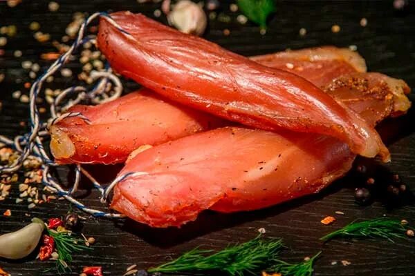 Карпаччо из курицы рецепт с фото Оптовая продажа колбас и мясных деликатесов "Три крестьянина" в Москве и Московс