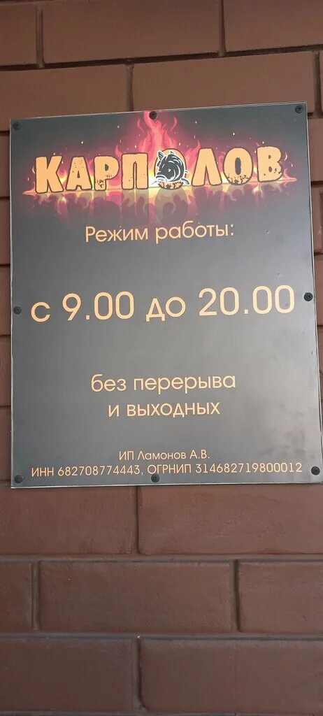 Карполов мичуринская ул 205д тамбов фото Панорама: Карполов, товары для рыбалки, Мичуринская ул., 205Д, Тамбов - Яндекс К