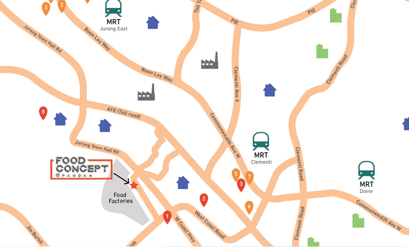 Карт фактори ул гагарина 1 чехов фото Freehold Food Factory For Sale in Pandan (Food Concept@Pandan)