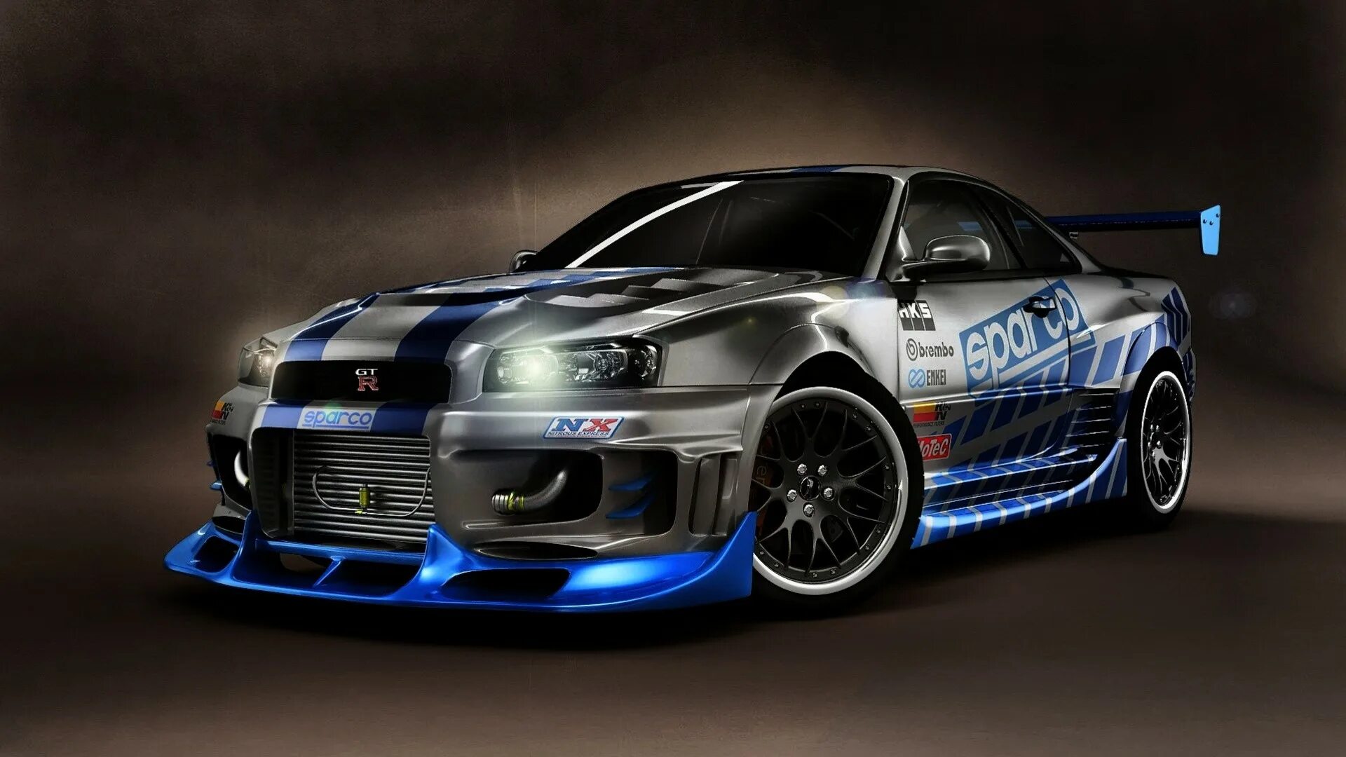 Карт тюнинг машина обои : средство передвижения, спортивная машина, Nissan Skyline GT R34, Седан, к