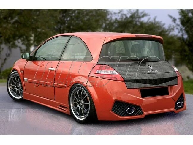 Карт тюнинг рено Renault Megane MK2 Lambo Rear Bumper