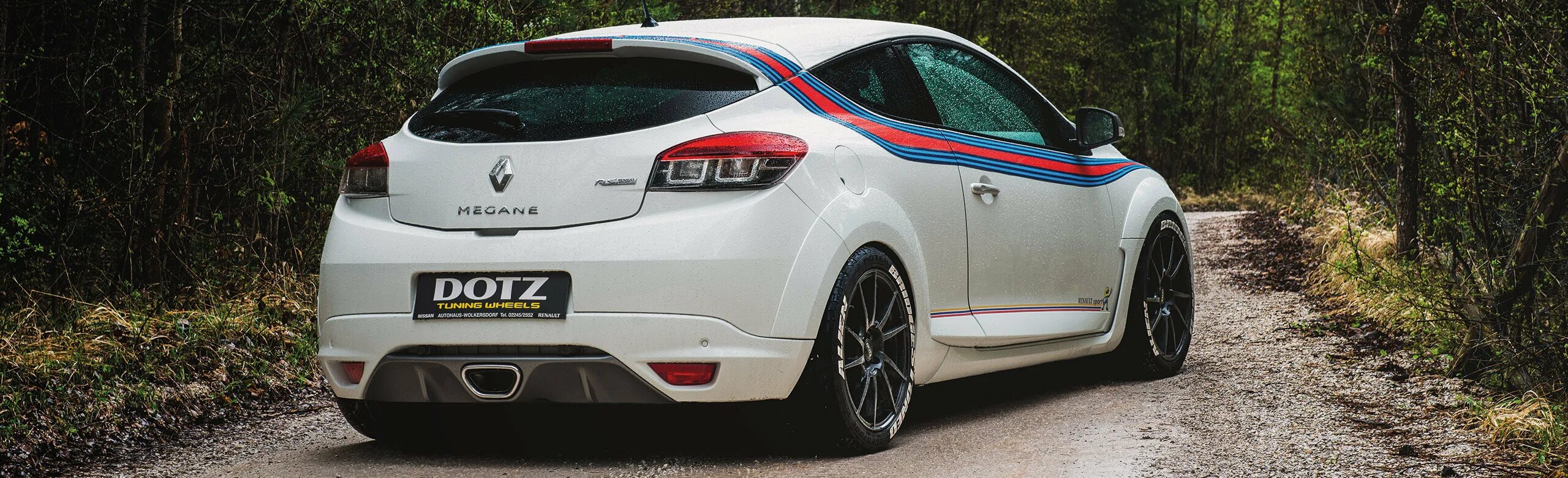 Карт тюнинг рено Renault Megane RS on DOTZ Kendo dark