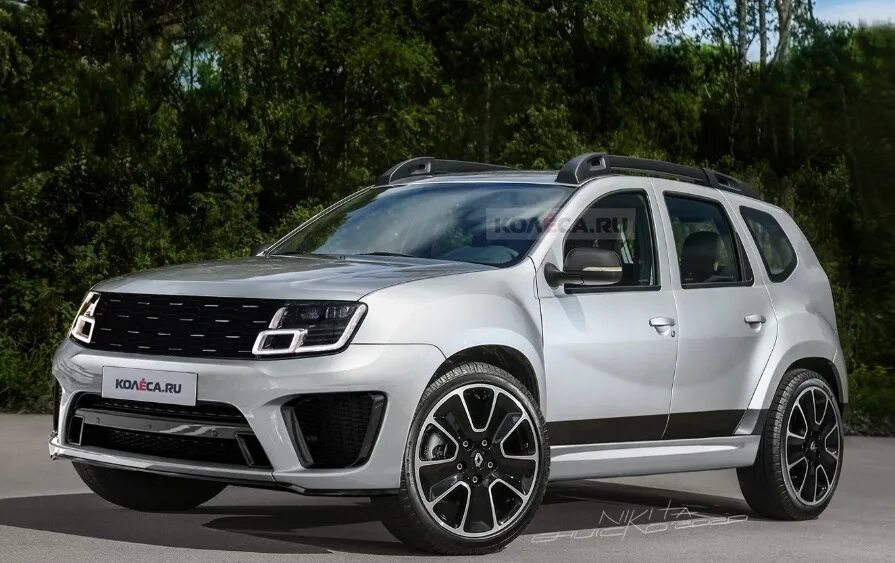 Карт тюнинг рено дастер Делема. Вверх на АТ/МТ. Вниз- занижение - Renault Duster (1G), 2 л, 2013 года на