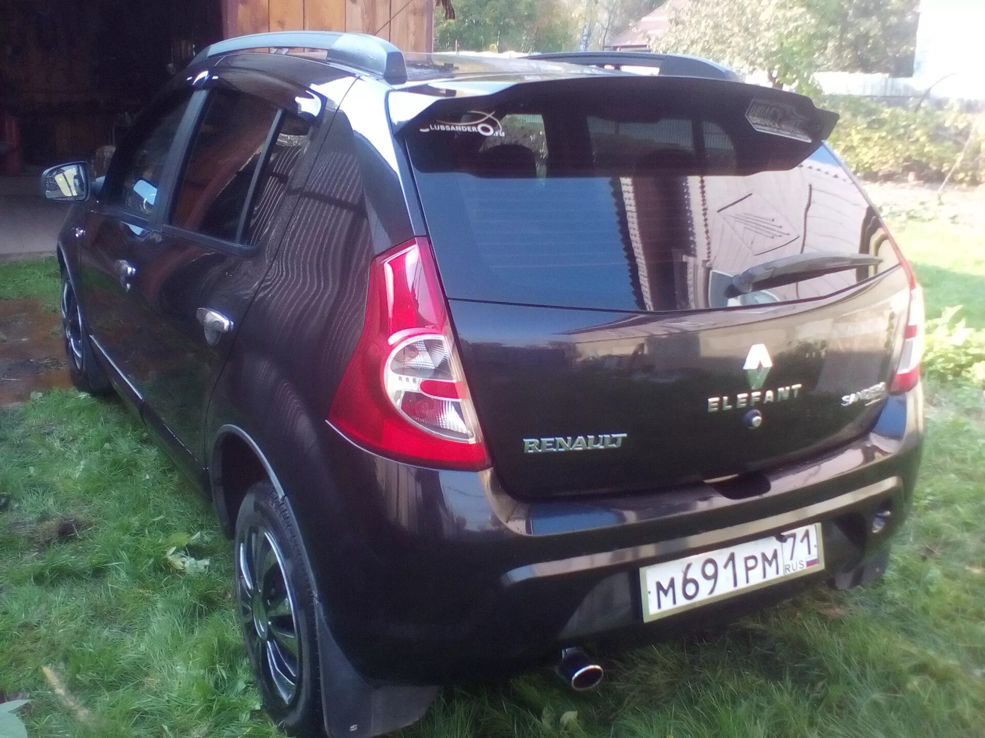Карт тюнинг спойлер рено сандеро Спойлер! - Renault Sandero 1G, 1,6 л, 2012 года тюнинг DRIVE2