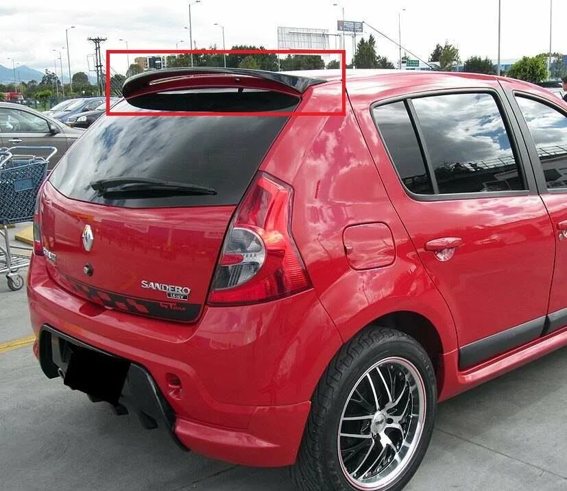 Карт тюнинг спойлер рено сандеро Спойлер на рено сандеро LkbAuto.ru