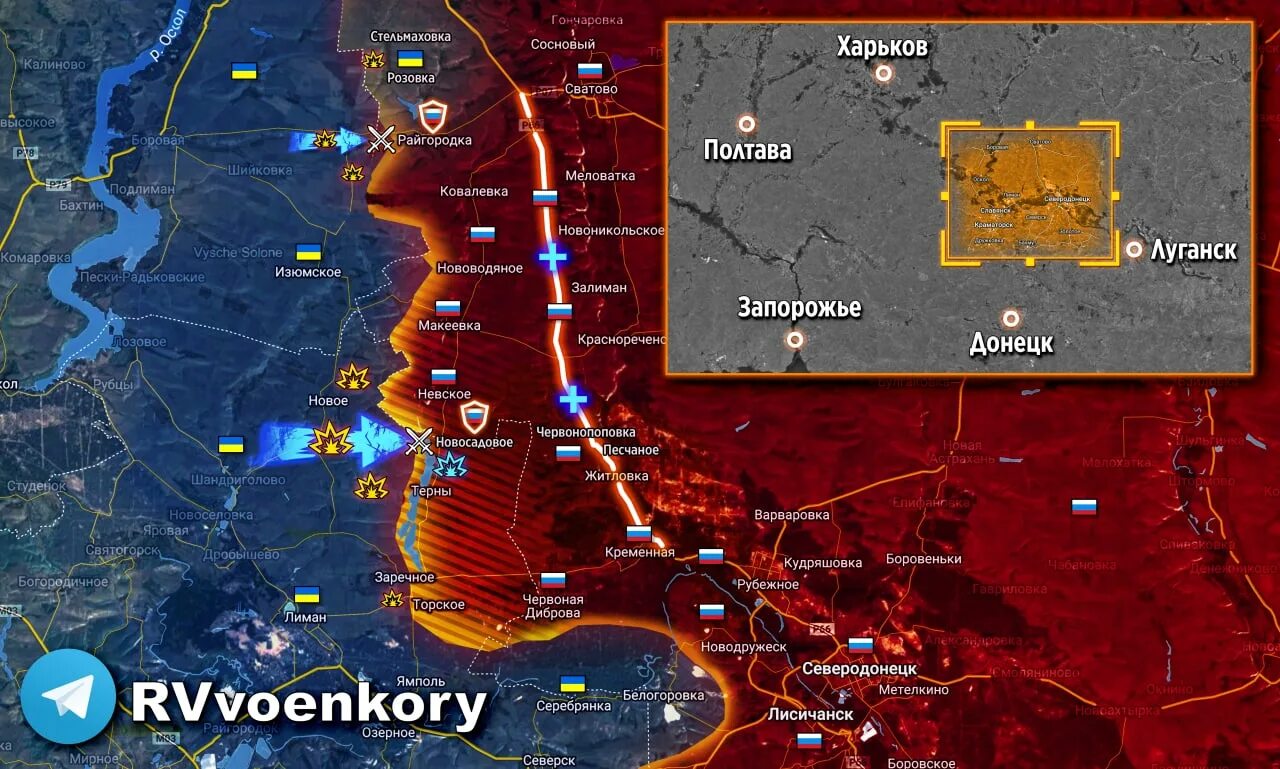 Карта боевых действий на сегодня фото Post #30682 - Операция Z: Военкоры Русской Весны (@RVvoenkor)
