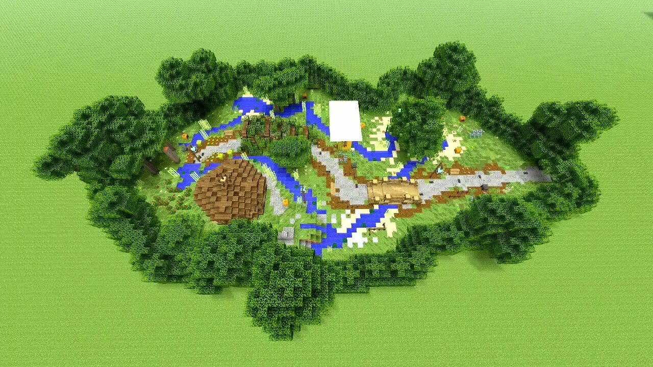 Карта для сада фото Minecraft Garden Decoration Ideas! Perfect location for your Survival Houses Min