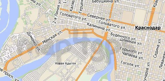 Карта фото улиц краснодар Скачать карту Краснодар City Guide