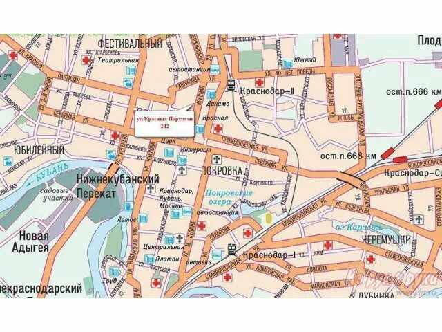 Карта фото улиц краснодар Города краснодара улицами и номерами