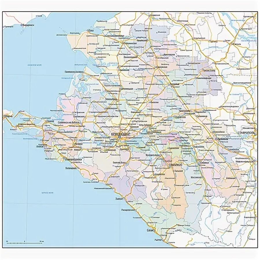 Карта краснодарского края фото Каталог Каталог векторных карт
