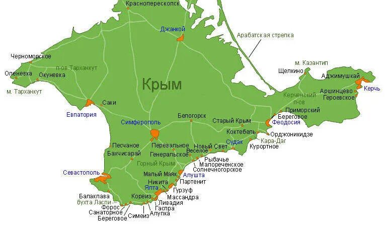 Карта крыма фото с описанием "Путешествие с крымскими поэтами по Крыму"