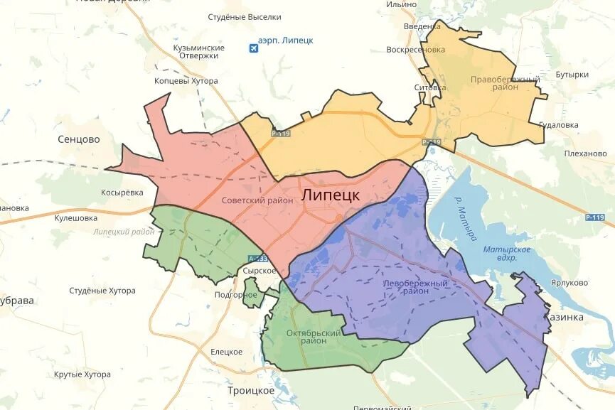 Карта липецка фото Круглосуточная доставка цветов в Липецке