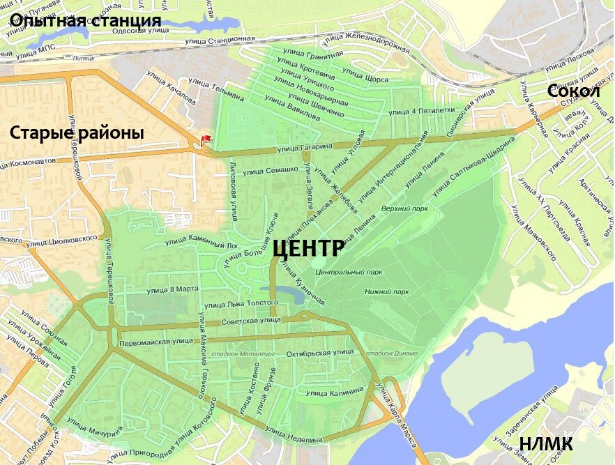 Карта липецка фото На карте липецк - блог Санатории Кавказа