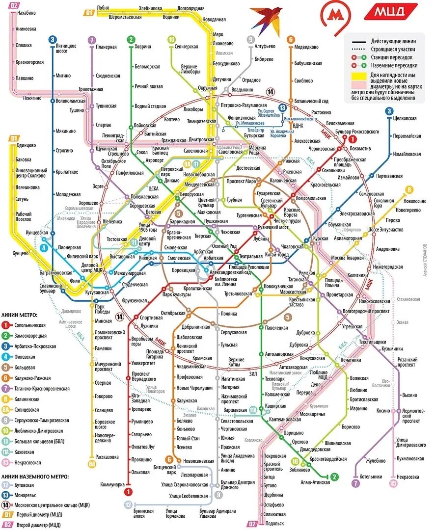 Карта метро новая москва фото Картинки СХЕМА МЕТРО МЦК И МЦД